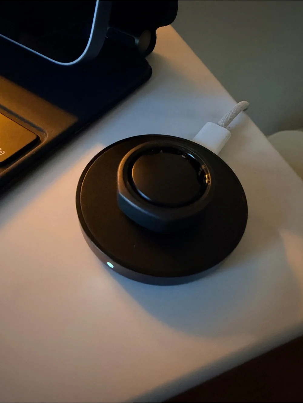 Oura Black Charging Dock with White Presentation Box